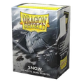 Dragon Shield - Standard Size Dual Matte Sleeves (100 Sleeves) Snow / Hvit