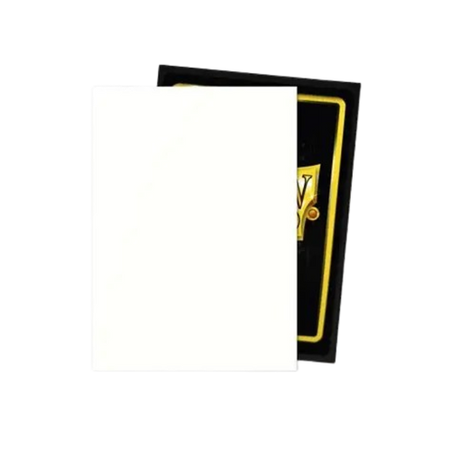 Dragon Shield - Standard Size Dual Matte Sleeves (100 Sleeves) Snow / Hvit