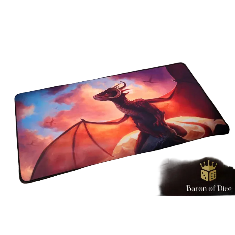 Baron of Dice - Premium Oversized Playmat - Red Dragon