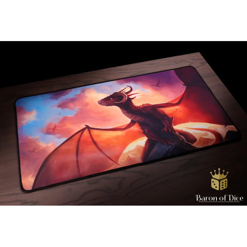 Baron of Dice - Premium Oversized Playmat - Red Dragon