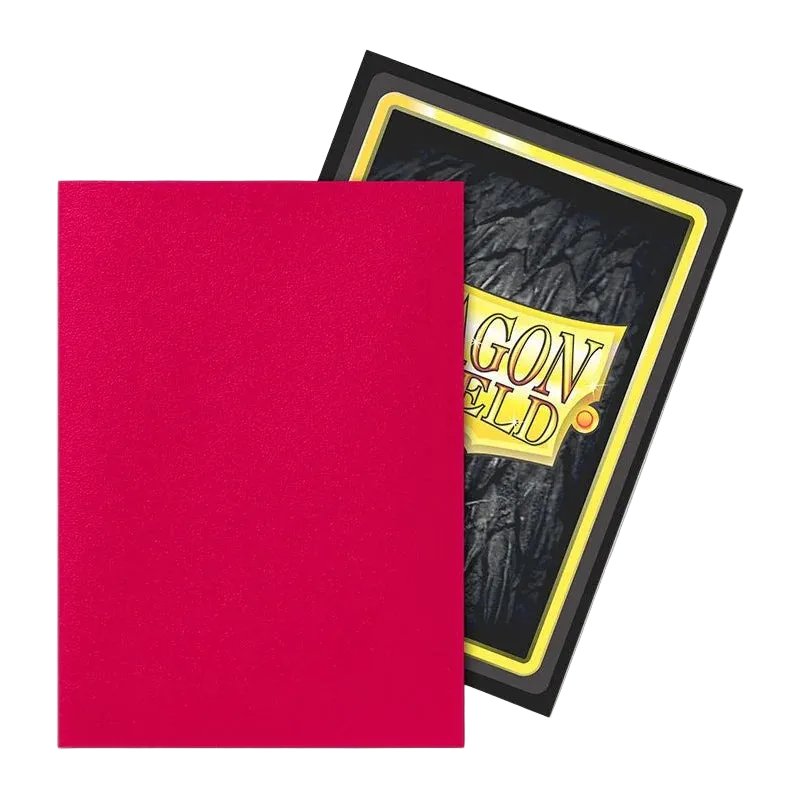 Dragon Shield - Standard Size Dual Matte Sleeves (100 Sleeves) Fury / Rød