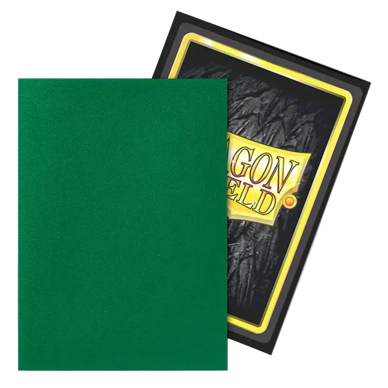Dragon Shield - Standard Size Dual Matte Sleeves (100 Sleeves) Might / Grønn