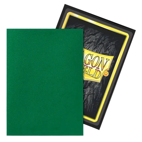 Dragon Shield - Standard Size Dual Matte Sleeves (100 Sleeves) Might / Grønn