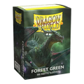 Dragon Shield - Standard Size Matte Sleeves (100 Sleeves) - Forest Green / Grønn