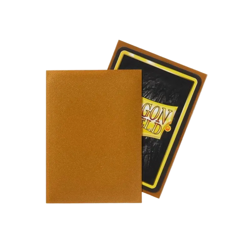 Dragon Shield - Standard Size Matte Sleeves (100 Sleeves) - Gold / Gull
