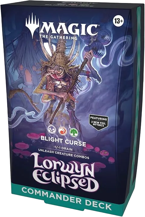 Lorwyn Eclipsed Blight Curse Commander Deck