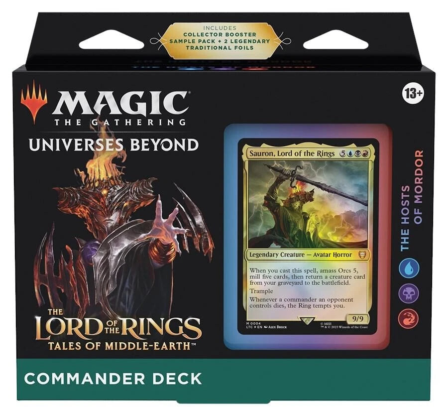 Lord of The Rings The Hosts of Mordor Commander Deck