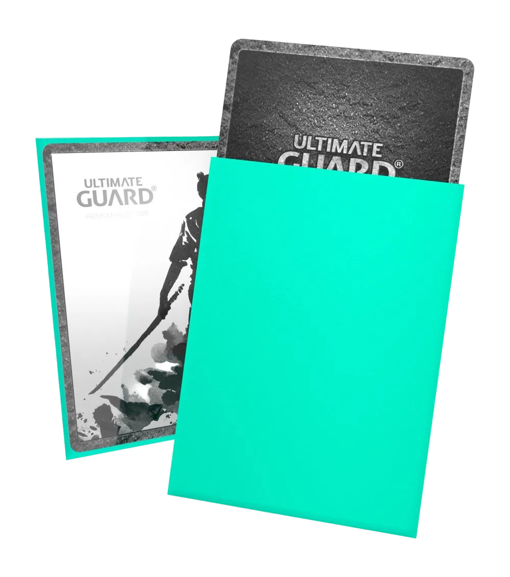 Ultimate Guard Katana Sleeves - Standard Size (100 Sleeves) - Turquoise / Turkis
