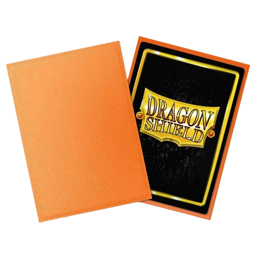 Dragon Shield - Standard Size Matte Sleeves (100 Sleeves) - Amber