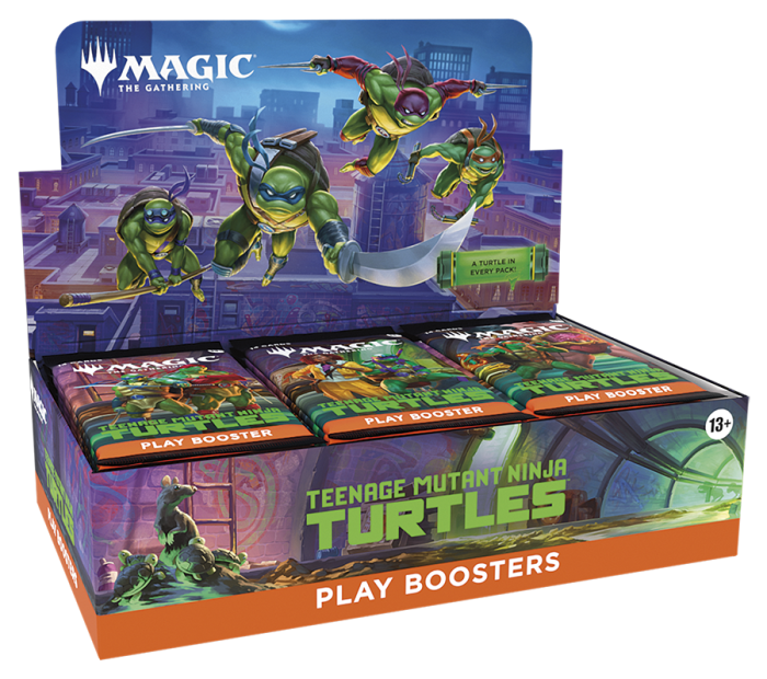 Teenage Mutant Ninja Turtles Play Booster Display Boks (skadet emballasje)