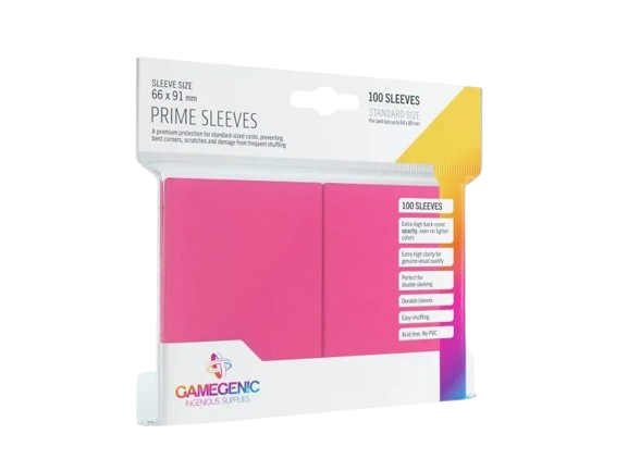 GameGenic prime sleeves 100 - Pink / Rosa