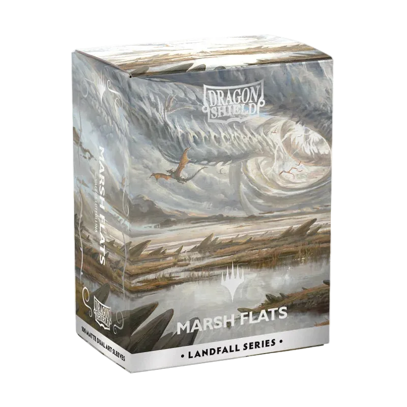 Dragon Shield - Standard Size Sleeves (100 Sleeves) Matte Dual Art - Marsh Flats