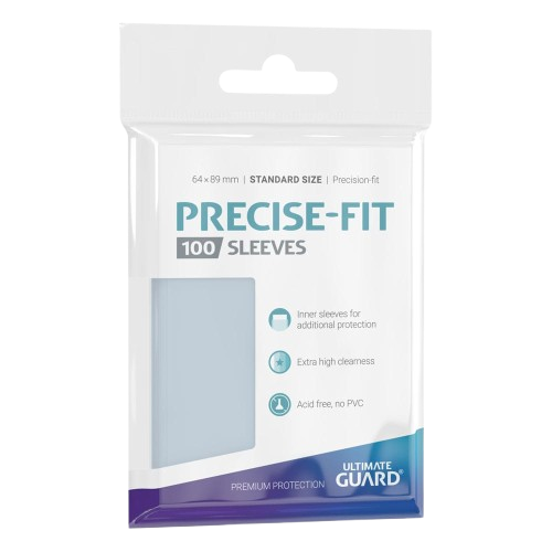 Ultimate Guard Precise-Fit Sleeves Standard Size - 100 stk