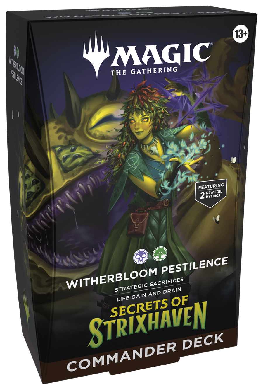 Secrets of Strixhaven Witherbloom Pestilence Commander Deck