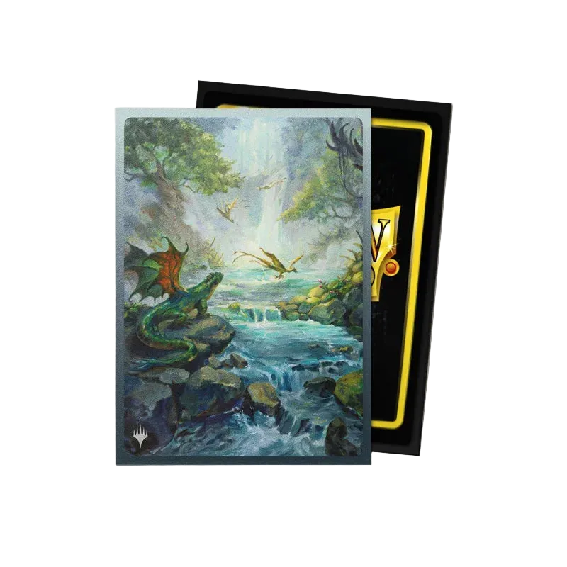Dragon Shield - Standard Size Sleeves (100 Sleeves) Matte Dual Art - Misty Rainforest