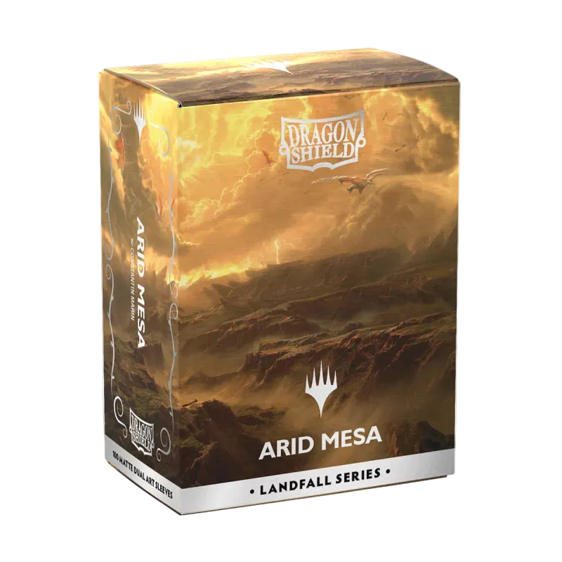 Dragon Shield - Standard Size Sleeves (100 Sleeves) Matte Dual Art - Arid Mesa
