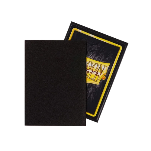 Dragon Shield - Standard Size Matte Sleeves (100 Sleeves) - Black / Sort