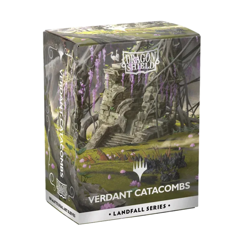Dragon Shield - Standard Size Sleeves (100 Sleeves) Matte Dual Art - Verdant Catacomb