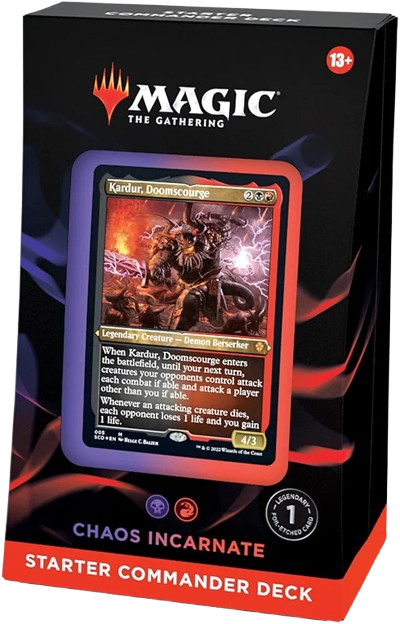 Chaos Incarnate Starter Commander Deck