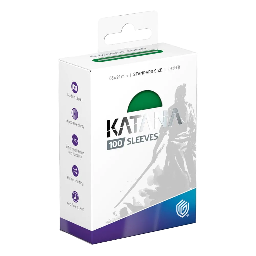 Ultimate Guard Katana Sleeves - Standard Size (100 Sleeves) - Jade Garden