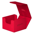 Ultimate Guard Sidewinder Deck Case Red Monocolor XenoSkin Standard Size (133+) Deckboks - Rød
