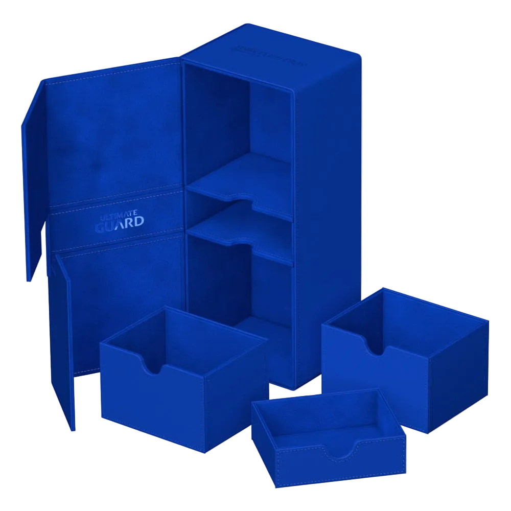 Ultimate Guard - Twin Flip`n`Tray 266+ Xenoskin - Blue / Blå