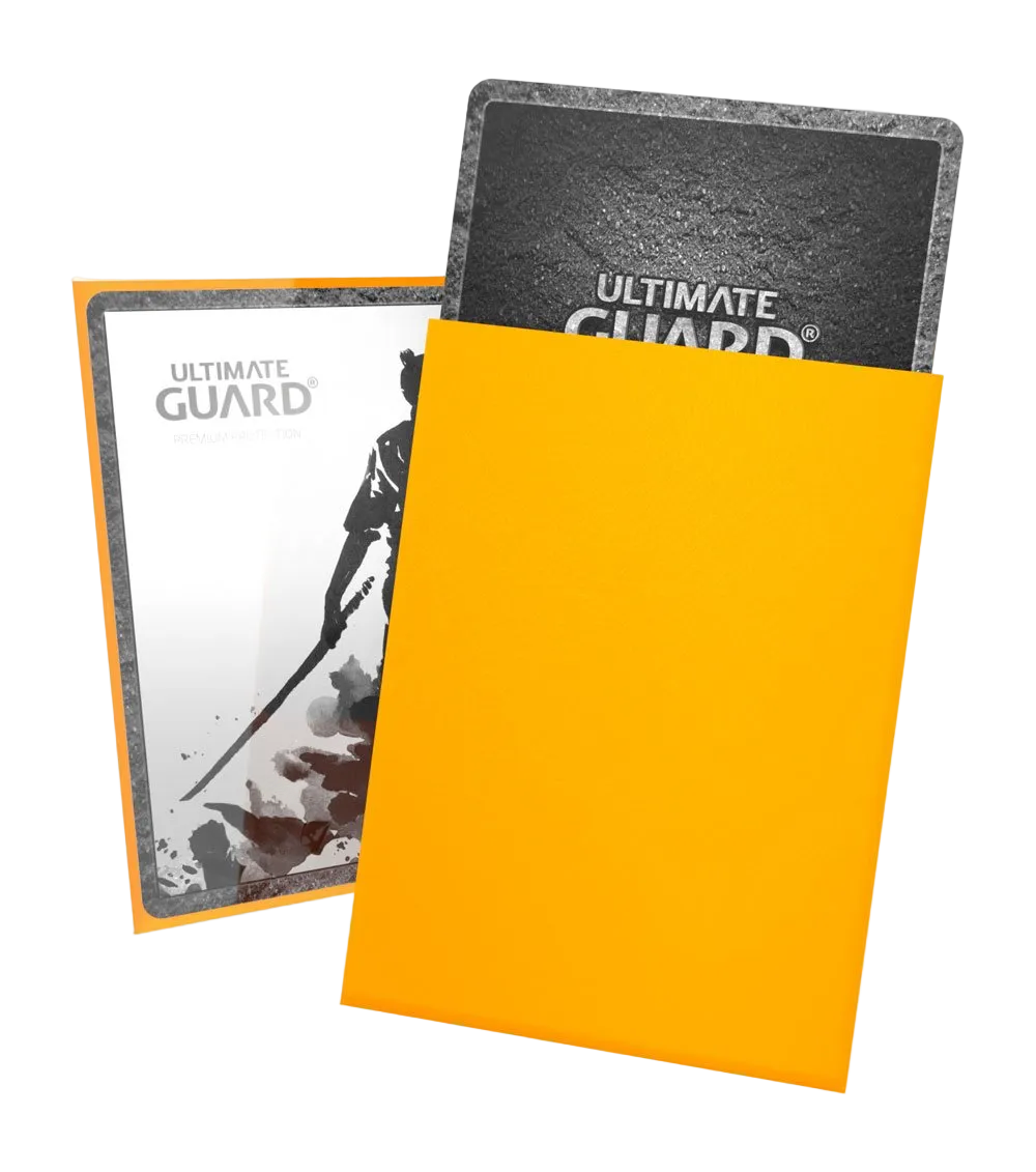 Ultimate Guard Katana Sleeves - Standard Size (100 Sleeves) - Yellow / Gul