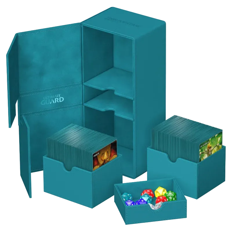 Ultimate Guard - Twin Flip`n`Tray 266+ Xenoskin - Petrol